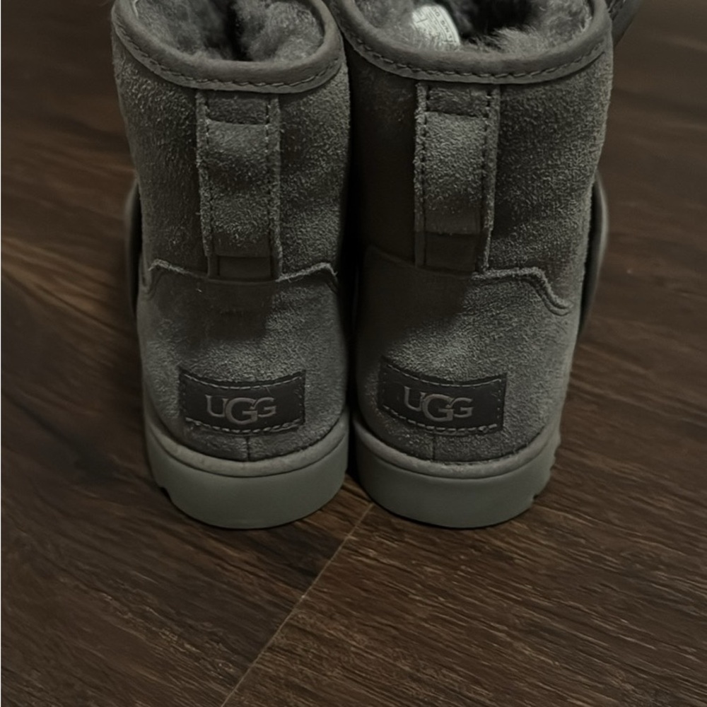 UGG Charcoal Suede Boots